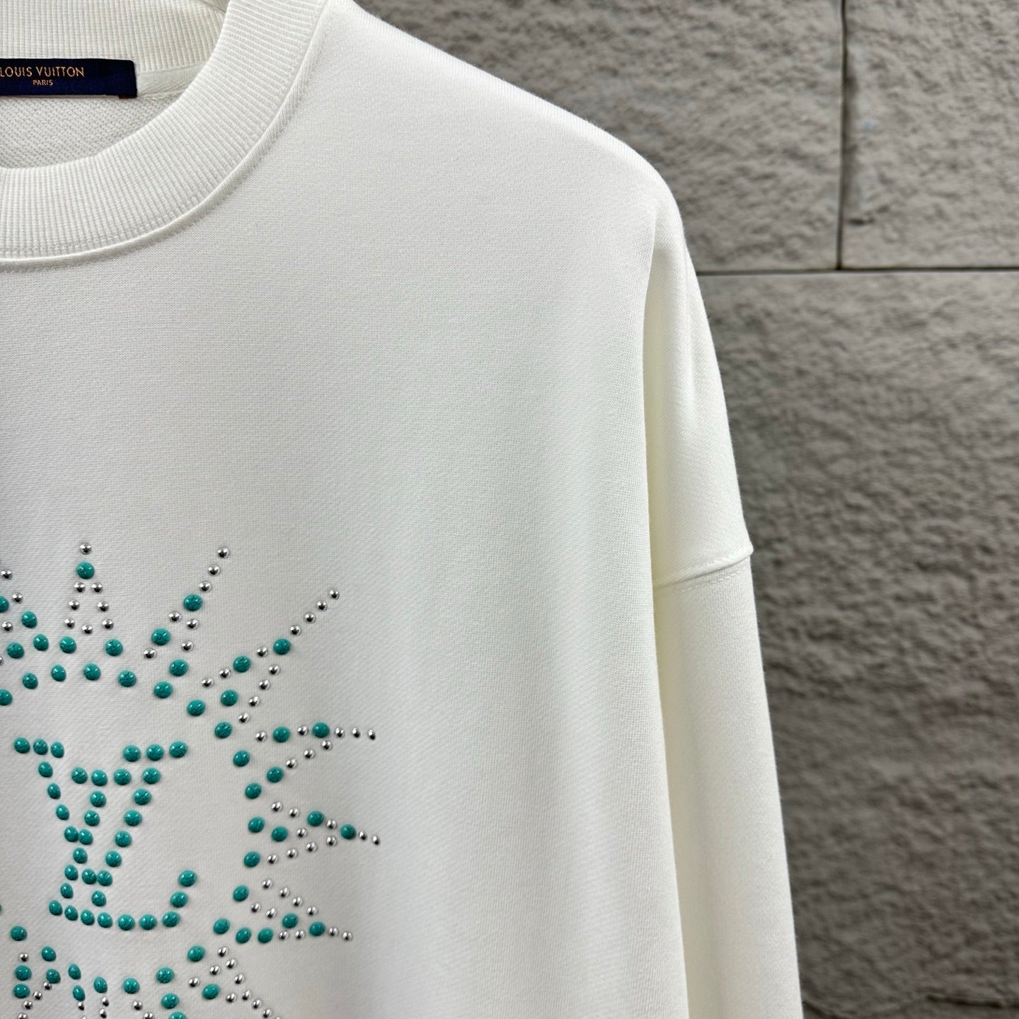 LV Long-Sleeve Crew Neck Sweatshirt 492221