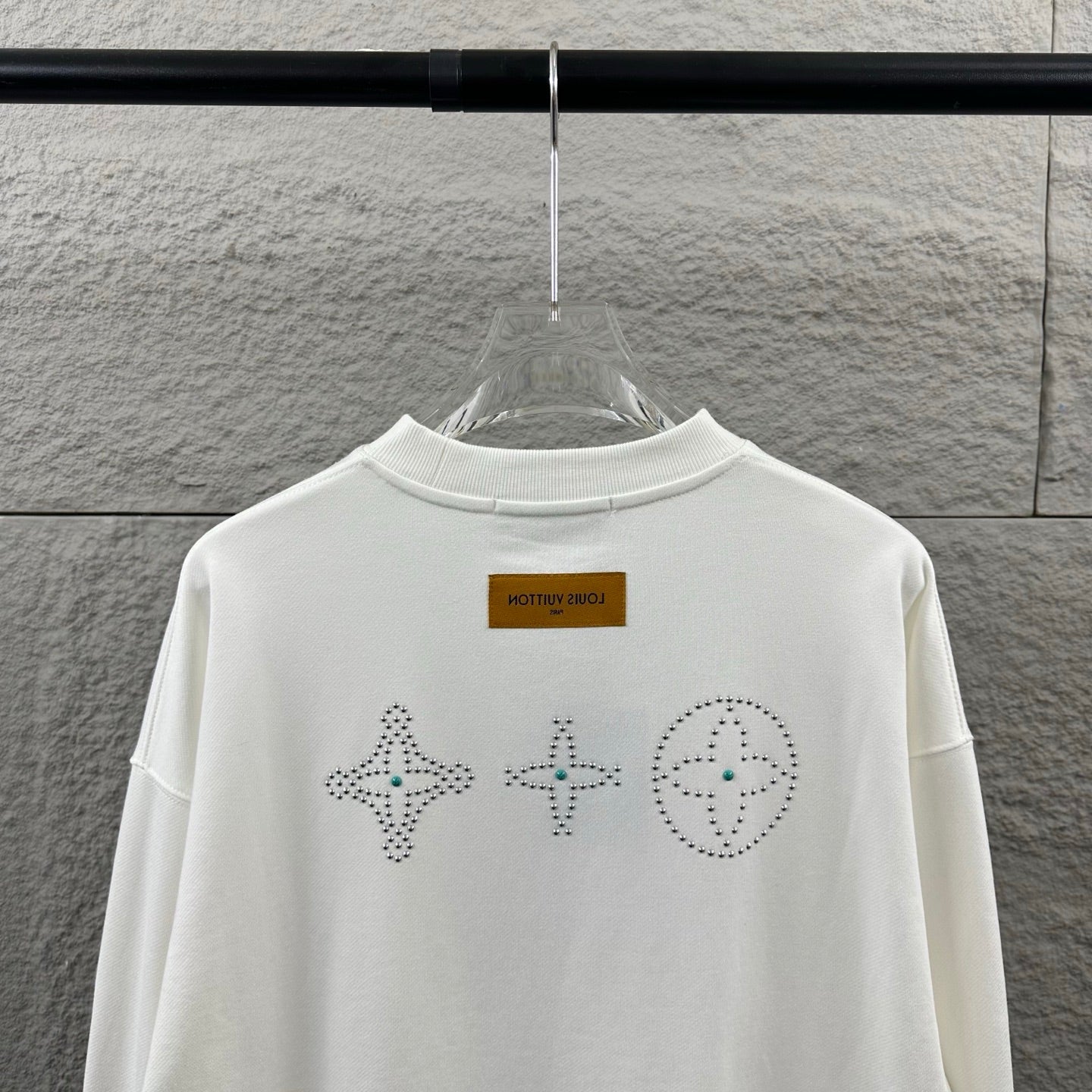 LV Long-Sleeve Crew Neck Sweatshirt 492221