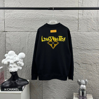 LV Long-Sleeve Crew Neck Sweatshirt 492219