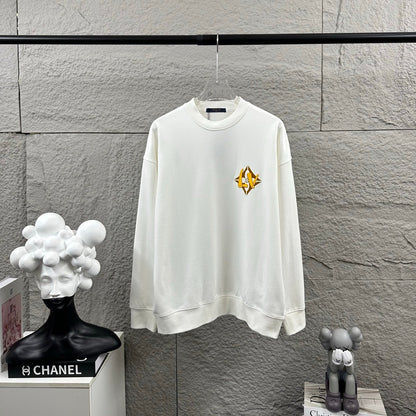 LV Long-Sleeve Crew Neck Sweatshirt 492217
