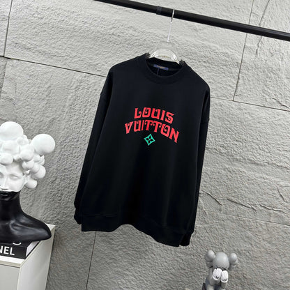 LV Long-Sleeve Crew Neck Sweatshirt 492215