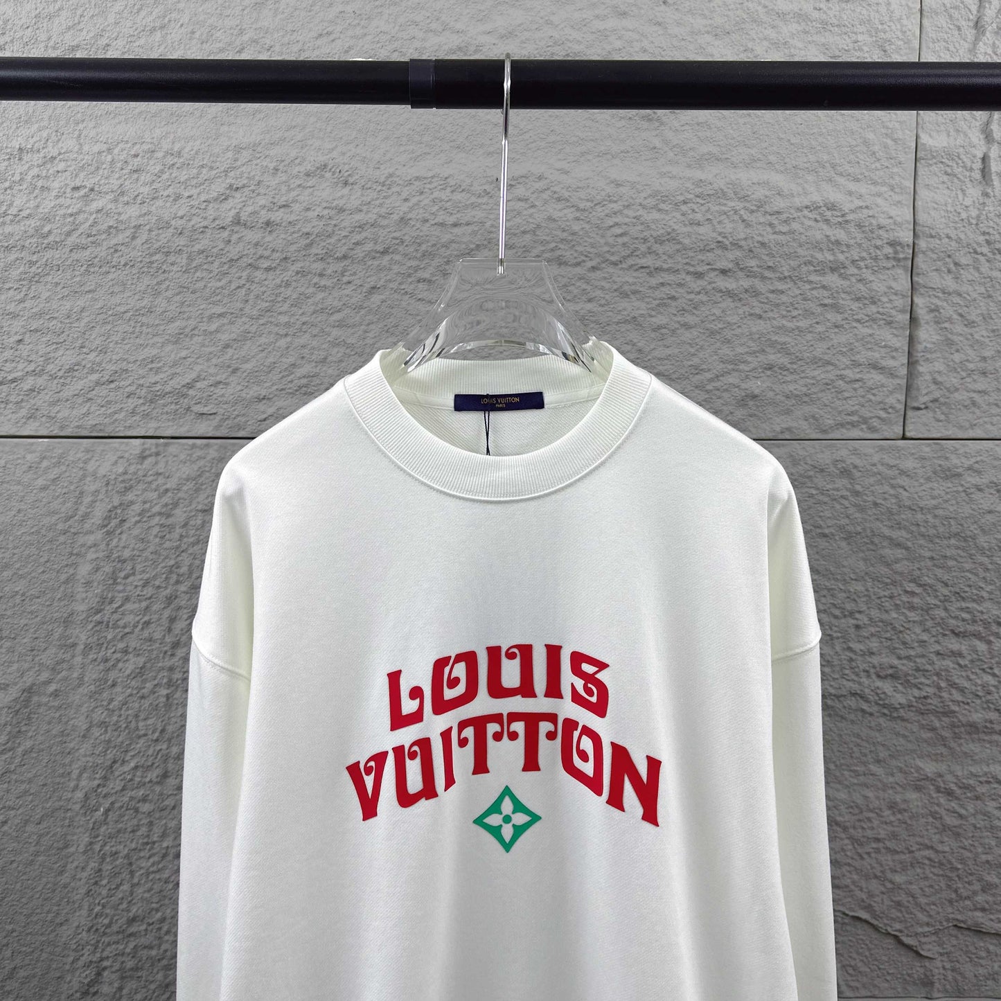 LV Long-Sleeve Crew Neck Sweatshirt 492213