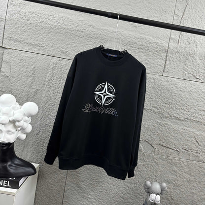 LV Long-Sleeve Crew Neck Sweatshirt 492211