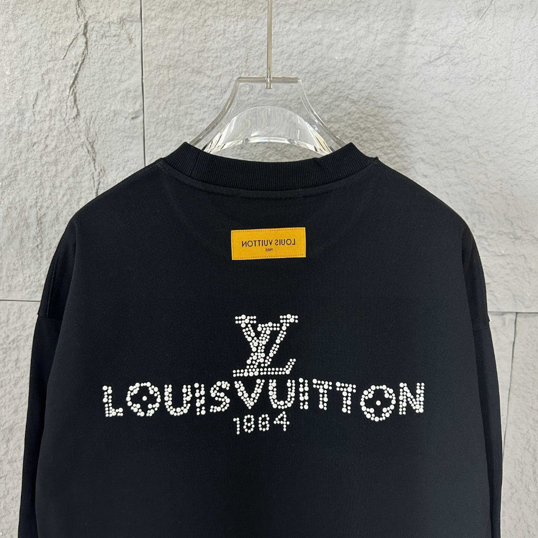 LV Long-Sleeve Crew Neck Sweatshirt 492207