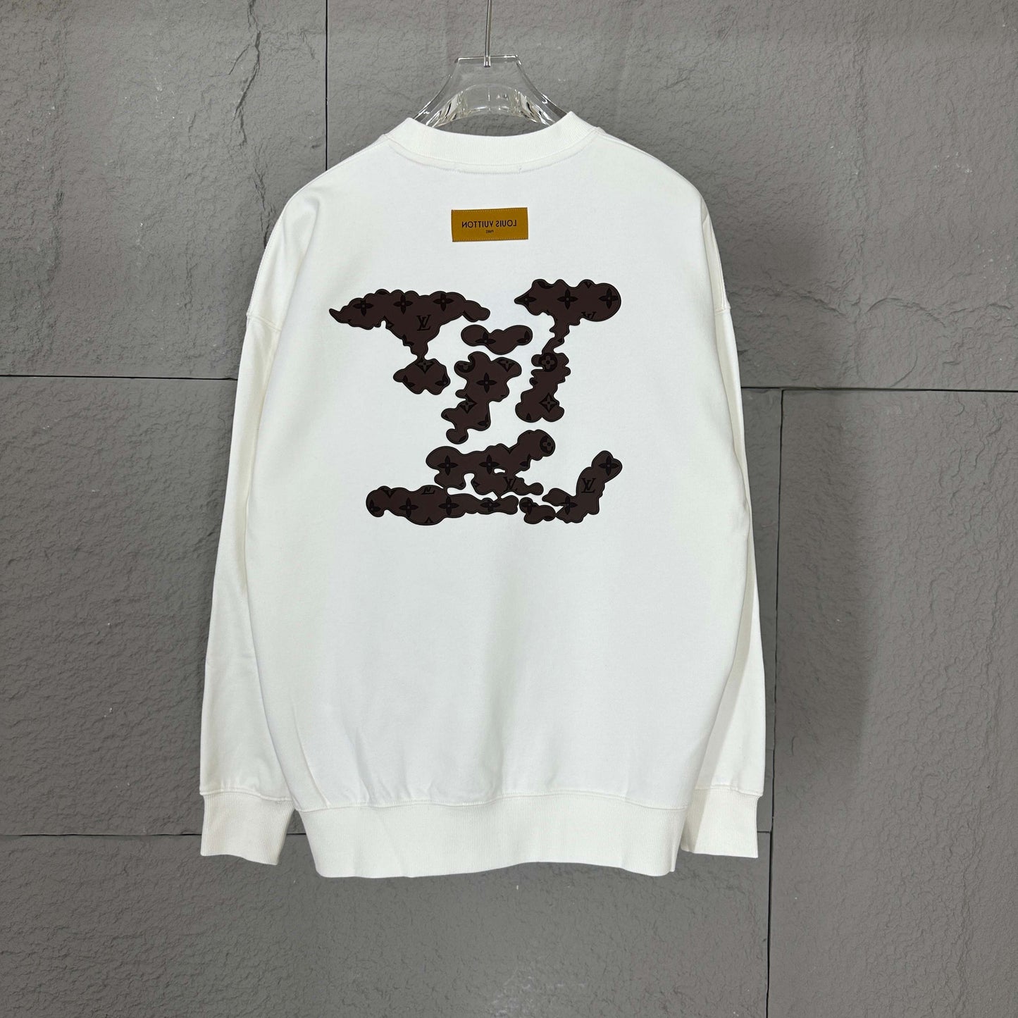 LV Long-Sleeve Crew Neck Sweatshirt 492201