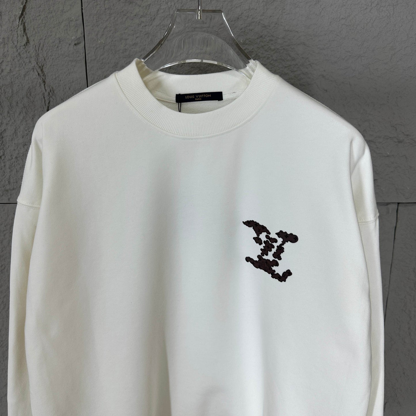 LV Long-Sleeve Crew Neck Sweatshirt 492201