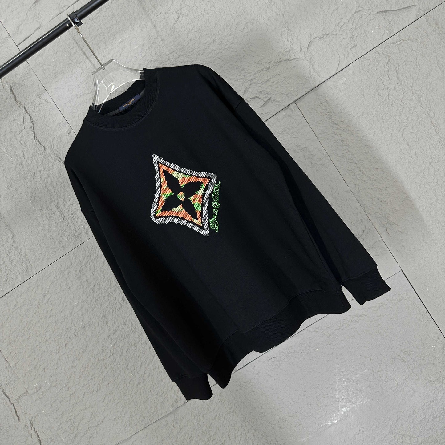 LV Long-Sleeve Crew Neck Sweatshirt 492199