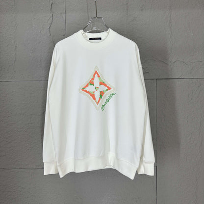 LV Long-Sleeve Crew Neck Sweatshirt 492197
