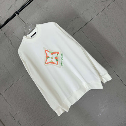 LV Long-Sleeve Crew Neck Sweatshirt 492197