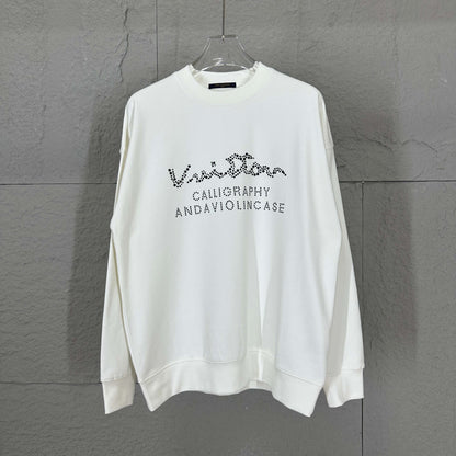 LV Long-Sleeve Crew Neck Sweatshirt 492195