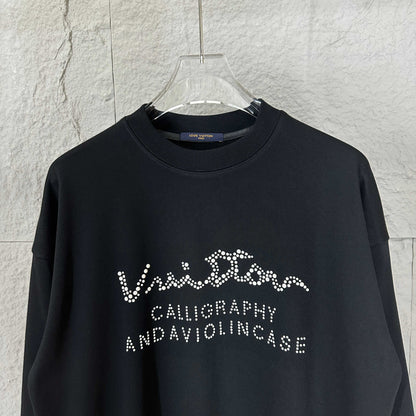 LV Long-Sleeve Crew Neck Sweatshirt 492193