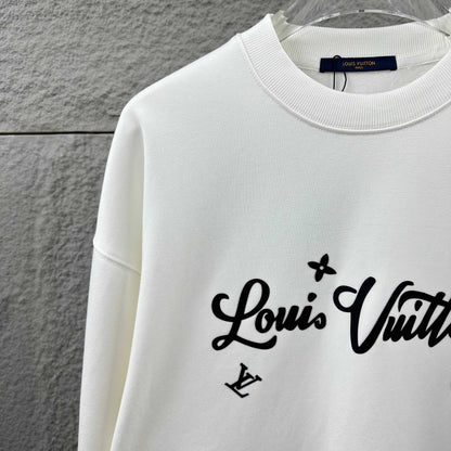 LV Long-Sleeve Crew Neck Sweatshirt 492183