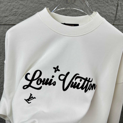 LV Long-Sleeve Crew Neck Sweatshirt 492183