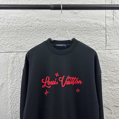 LV Long-Sleeve Crew Neck Sweatshirt 492181