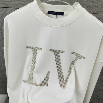 LV Long-Sleeve Crew Neck Sweatshirt 492179