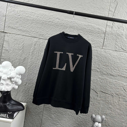 LV Long-Sleeve Crew Neck Sweatshirt 492177