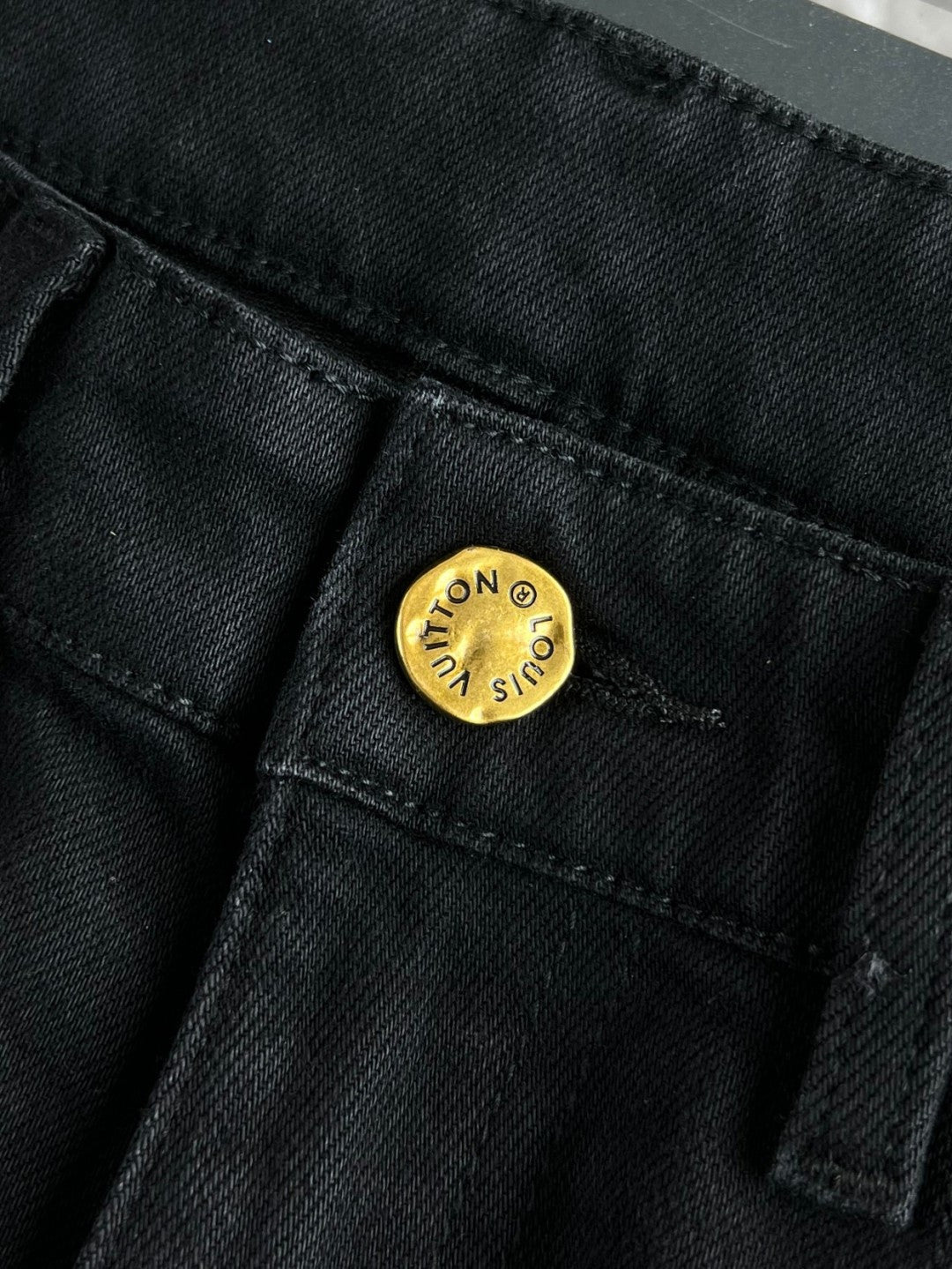 LV Fleece-lined and Thickened Jeans 492709