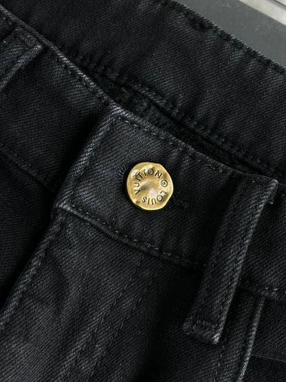 LV Fleece-lined and Thickened Jeans 492700