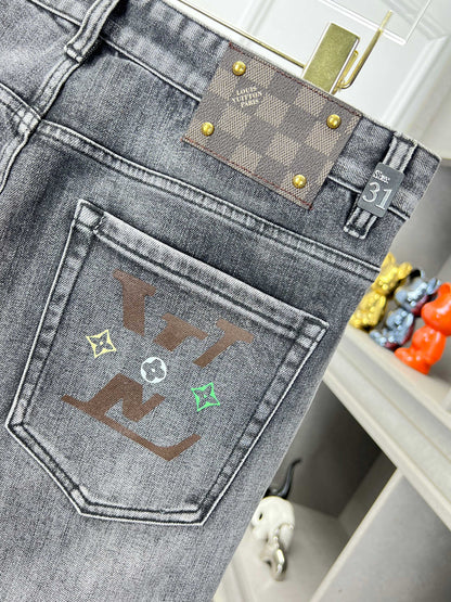LV Gray Jeans 492678