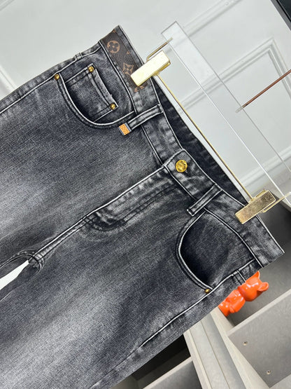 LV Gray Jeans 492659