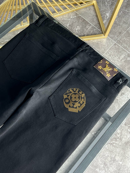 LV Black Jeans 492645