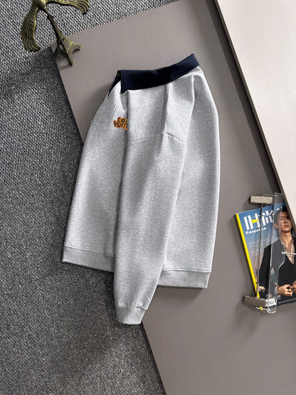 LV 25SS Lapel Sweatshirt Long Sleeve 494414