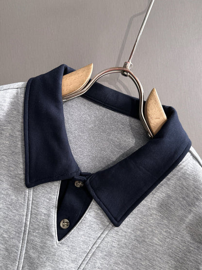 LV 25SS Lapel Sweatshirt Long Sleeve 494414