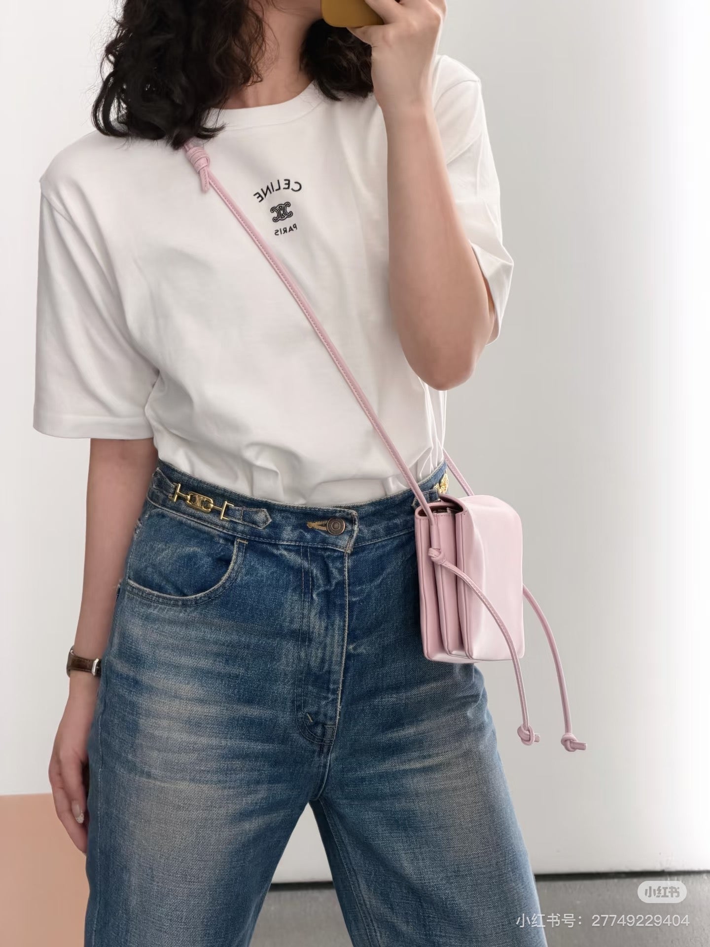 Celine 26ss Short-Sleeve T-Shirt White in Cotton