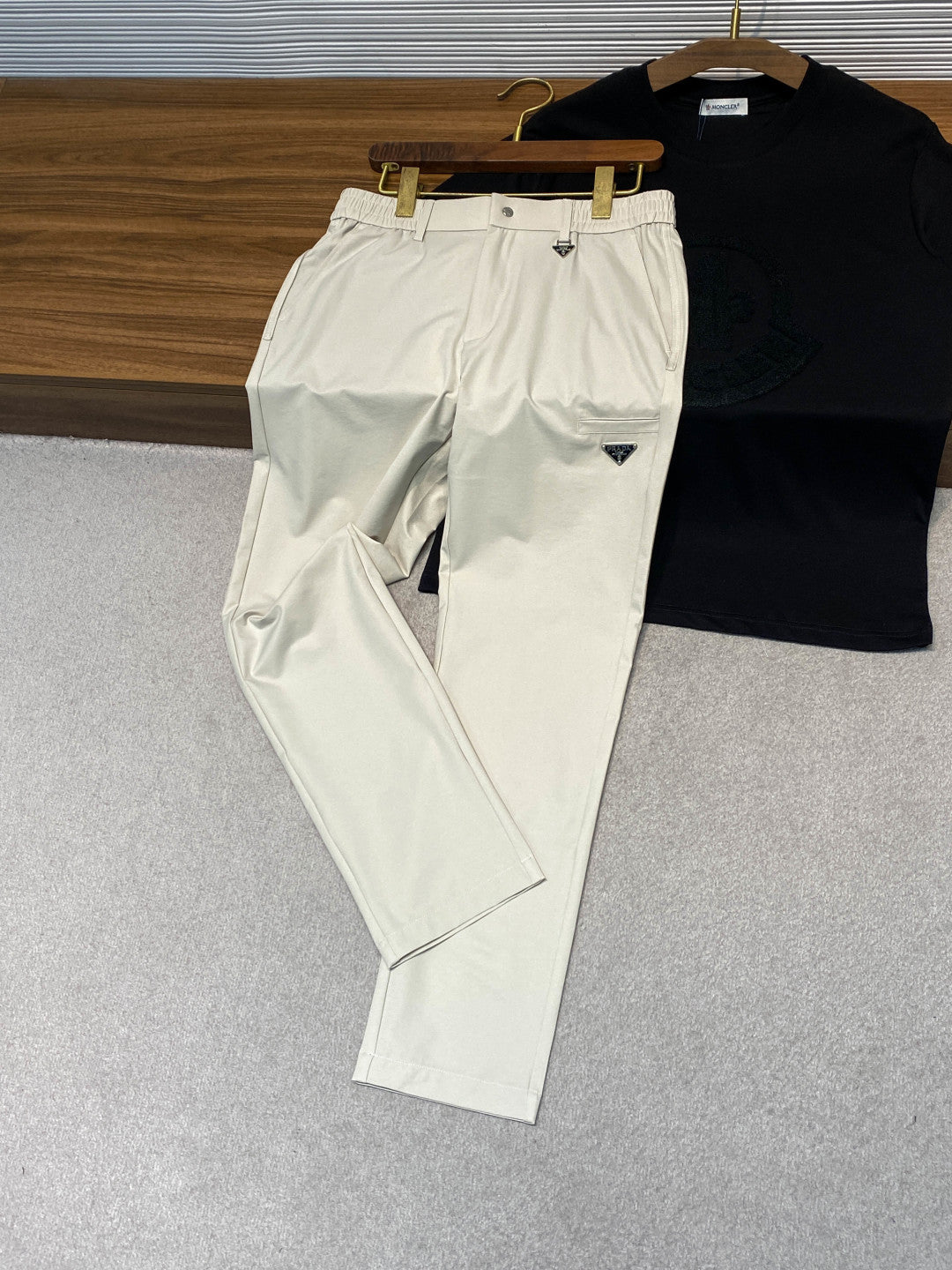 PRA26SS Straight-Leg Pants White in Cotton 152601