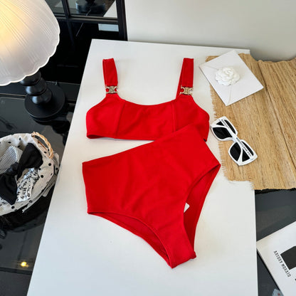 Celine Swimsuits Red Cotton 201806