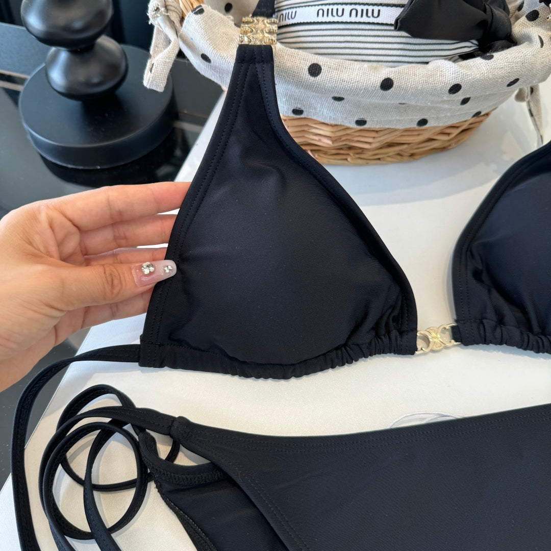 Celine Bikini Swimsuit Black in Polyamide 203012