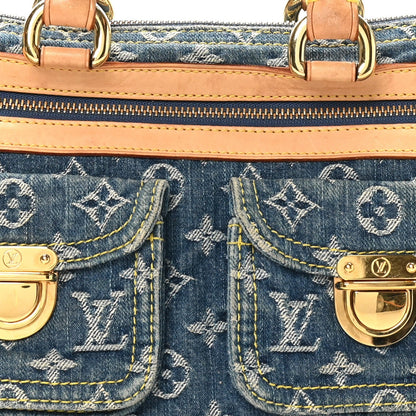 Monogram Denim Neo Speedy Blue