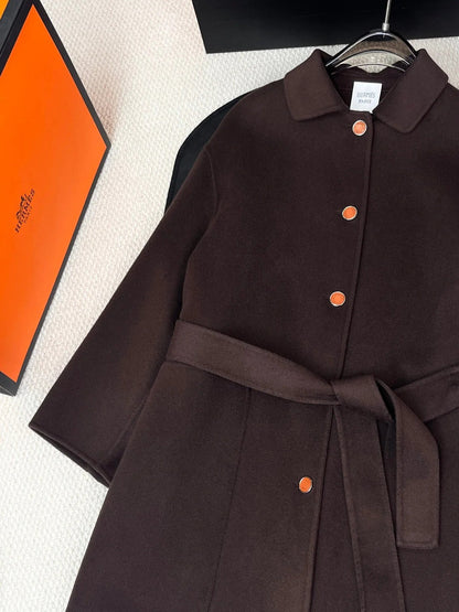 HERMES 25S CASHMERE COAT 212