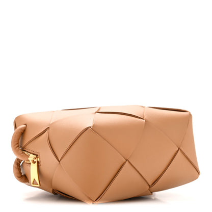 Lambskin Maxi Intrecciato Mini Cassette Camera Bag Acorn