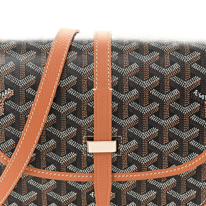 Goyardine Belvedere II PM Messenger Bag Black Gold