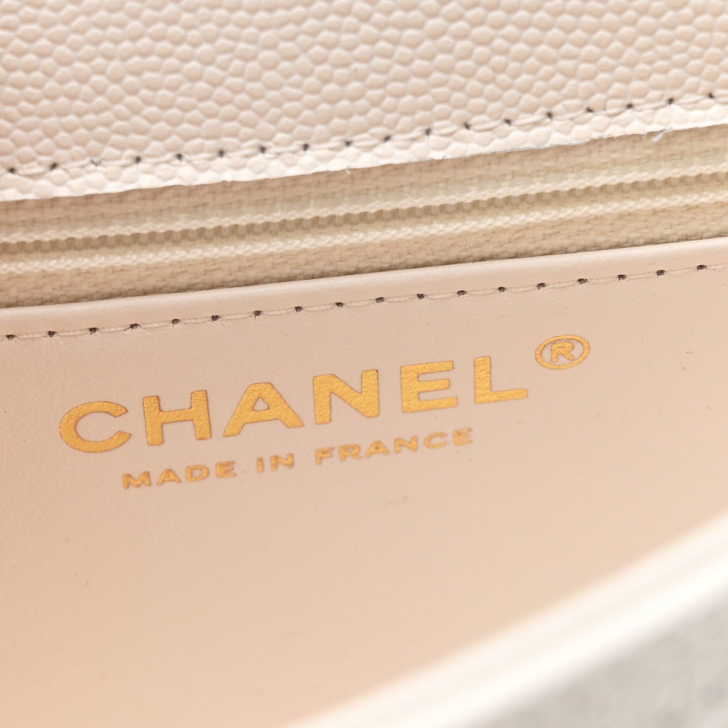 Caviar Quilted Mini Sweet Classic Flap White