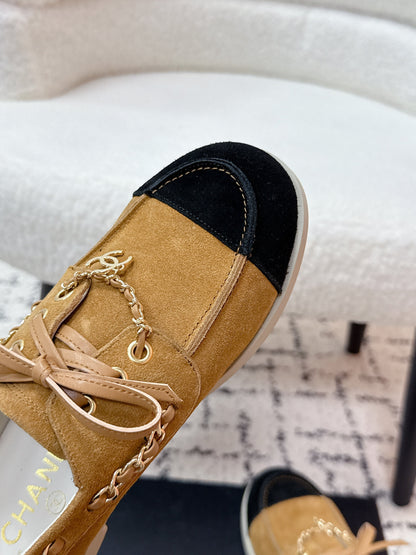 CC Cruise 25/26 Moccasins Black Brown Suede