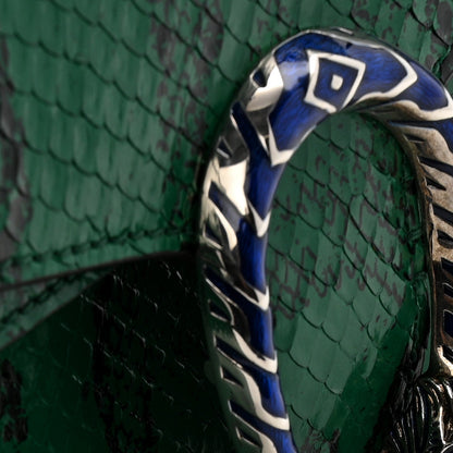Snakeskin Small Dionysus Shoulder Bag Green