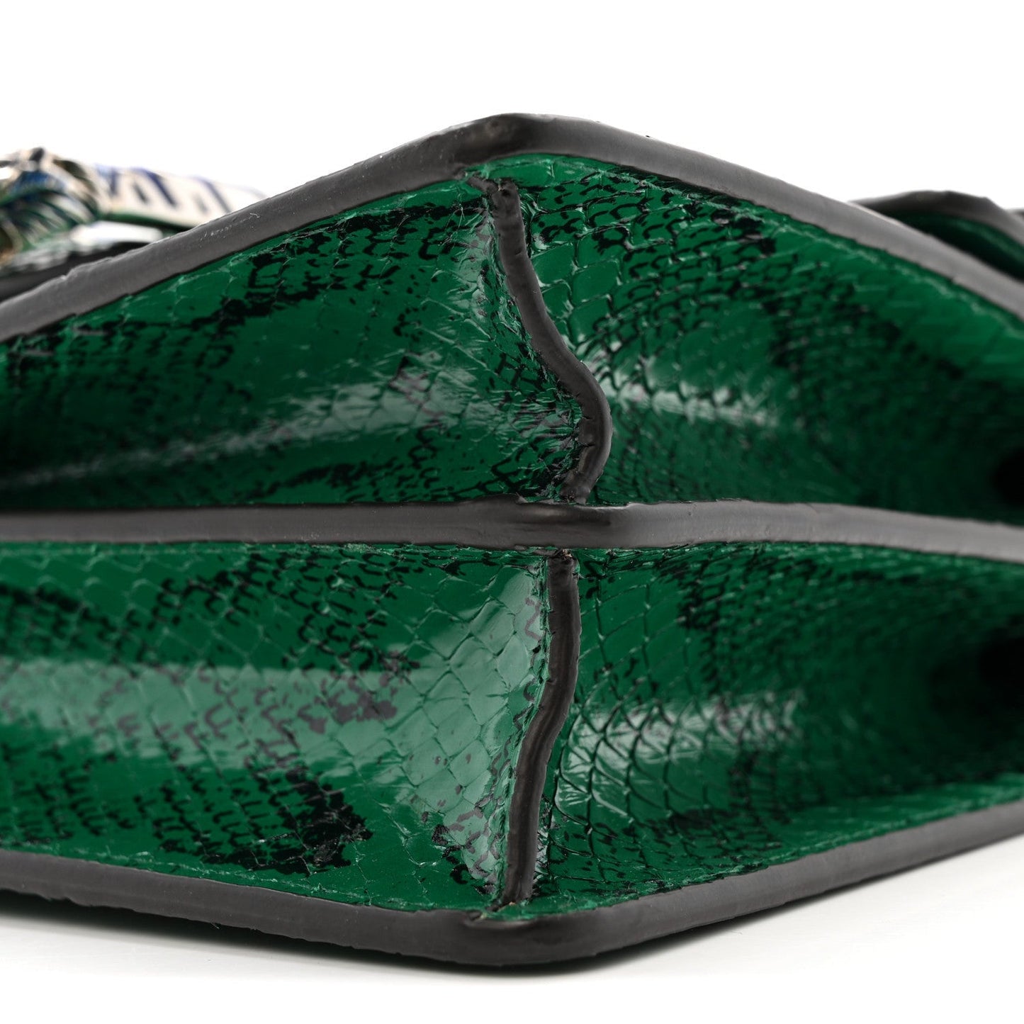 Snakeskin Small Dionysus Shoulder Bag Green