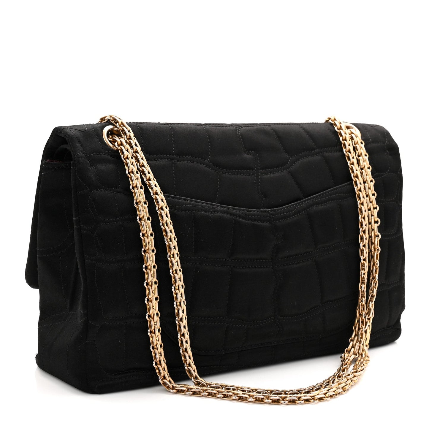 Satin Coco's Croc 2.55 Reissue 227 Flap Black
