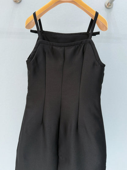 Miumiu 2026 Midi Dress Black Silk