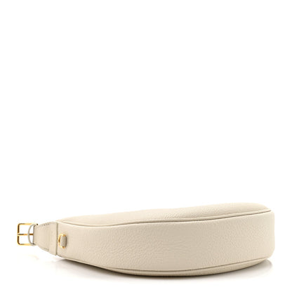 Supple Grained Calfskin Teen Lulu Shoulder Bag Rice