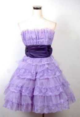 formaldressy-Purple and pink short multi-layered tulle princess sweet homecoming dress gh5770