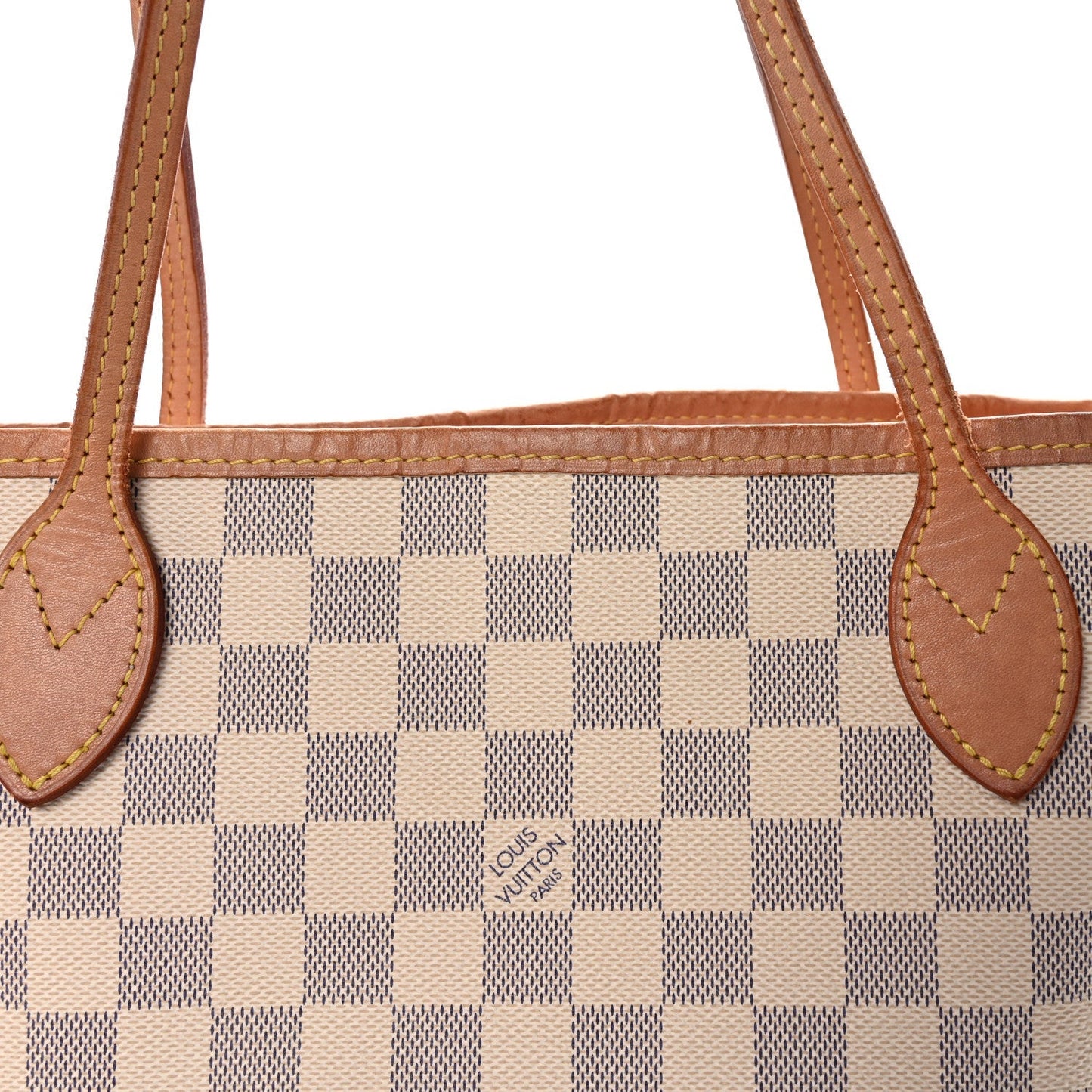 Damier Azur Neo Neverfull MM Rose Ballerine