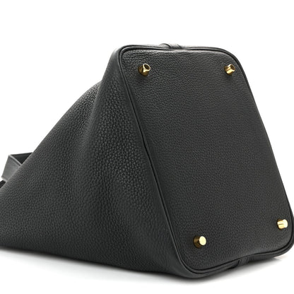 Taurillon Clemence Picotin Lock 22 MM Black
