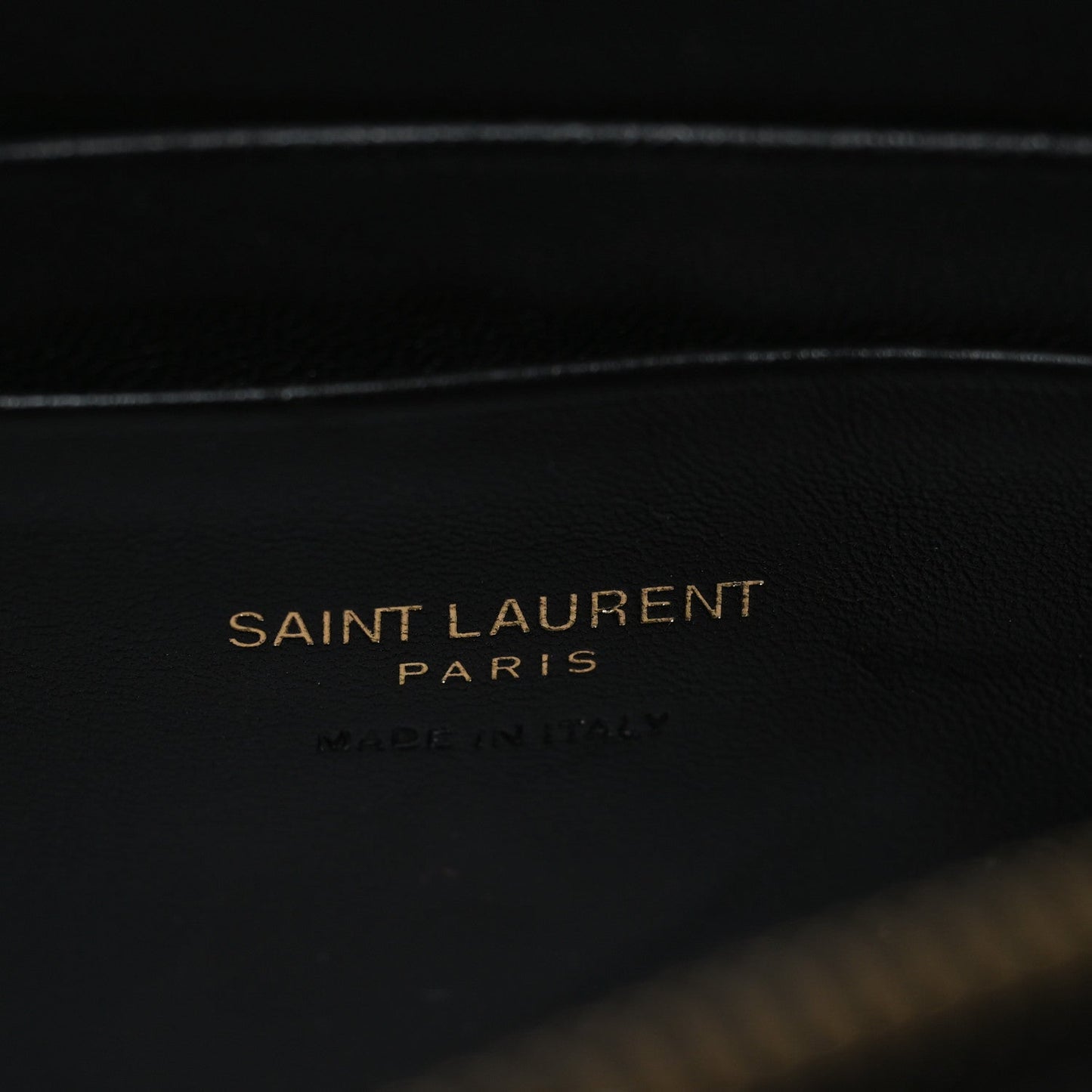 Grain De Poudre Matelasse Monogram Mini Lou Camera Bag Black