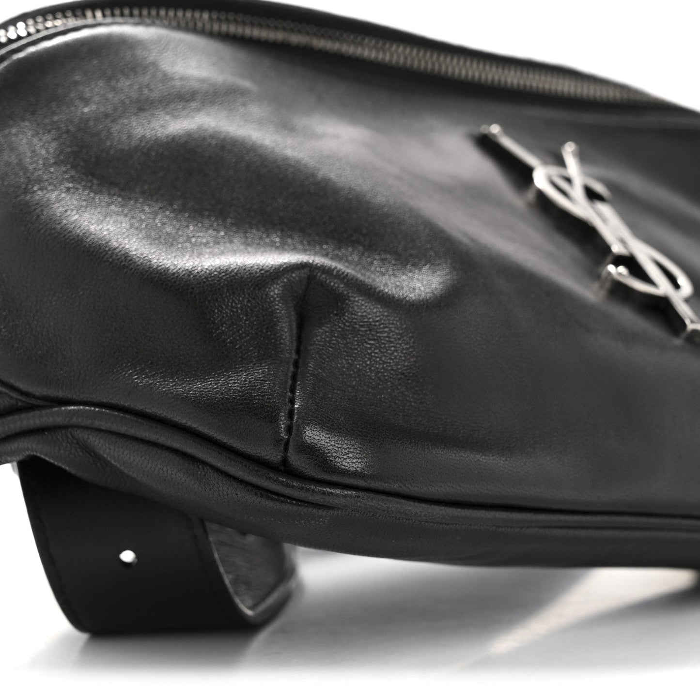 Calfskin Monogram Belt Bag Black