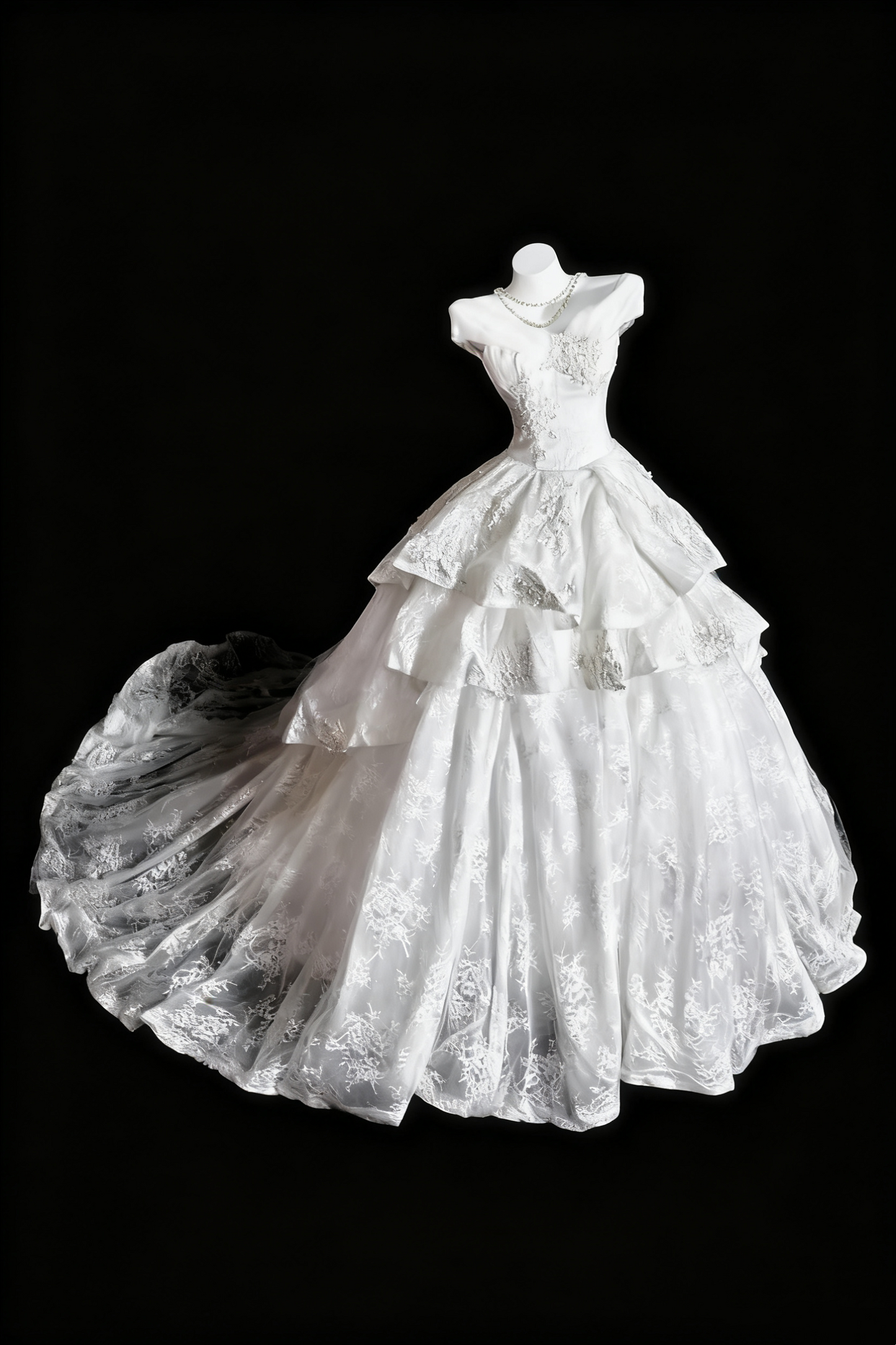 formaldressy-White, Gorgeous, And Exquisite Lace Long Wedding Dress gh6281
