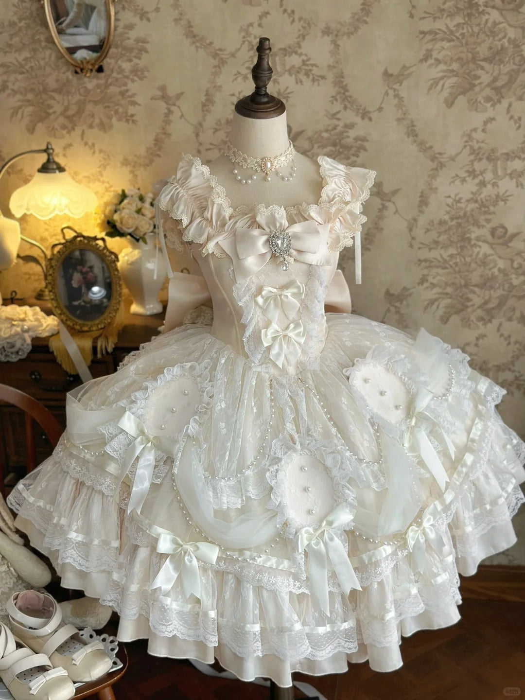 formaldressy-White princess lace fashion short tulle homecoming dress birthday party dress gh5414