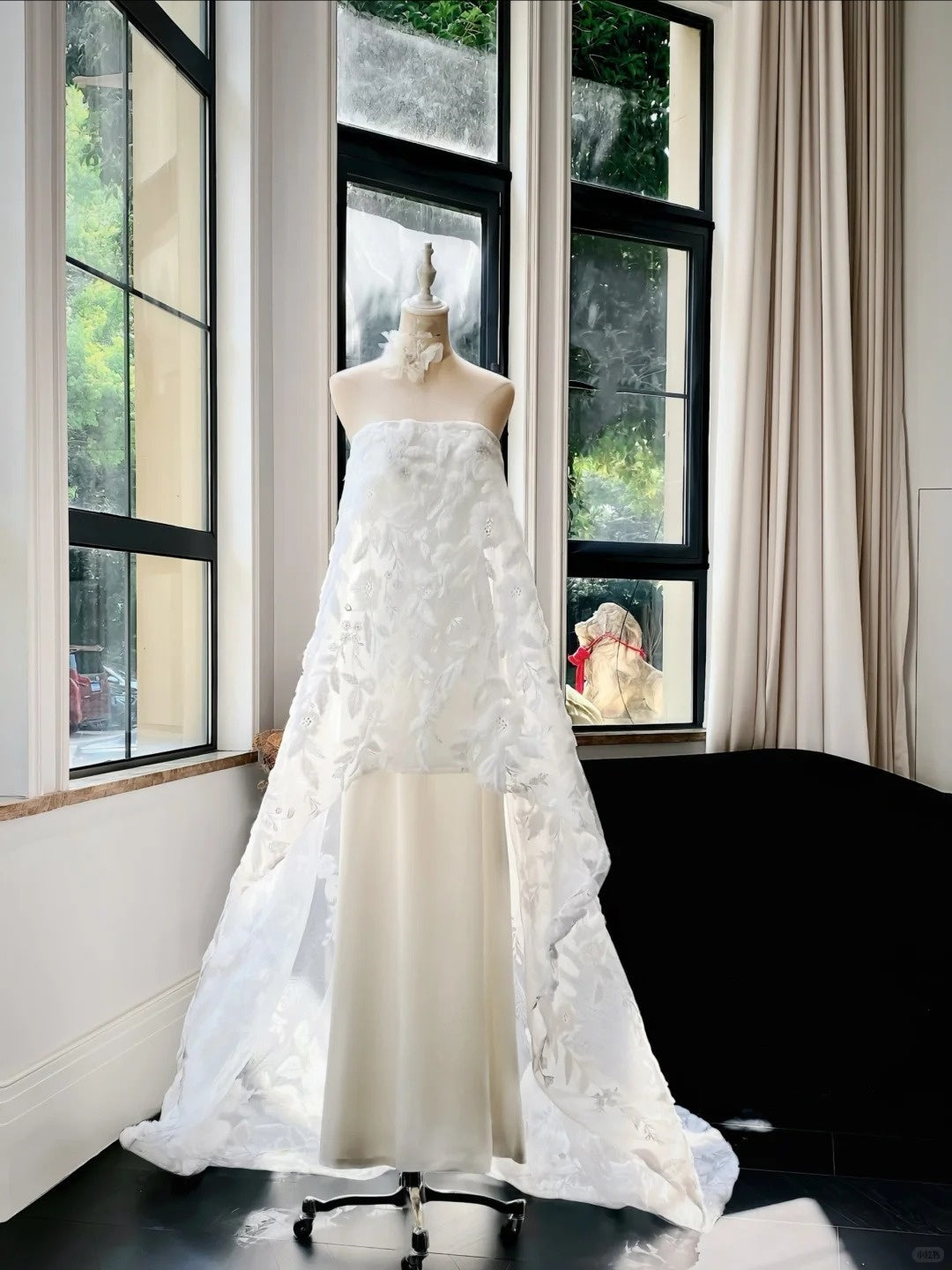 formaldressy--White exquisite lace long elegant fairy wedding prom dress gh5446